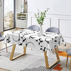 Lofaris Black White Pandas Simple Tablecloth For Home Decor