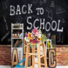 Lofaris Blackboard Math Back To School Cake Smash Backdrop