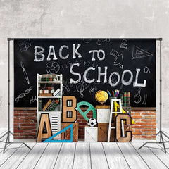 Lofaris Blackboard Math Back To School Cake Smash Backdrop