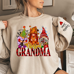 Lofaris Blessed Grandma Hallothankmas Personalized CTH01 Sweatshirt