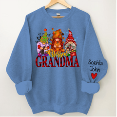 Lofaris Blessed Grandma Hallothankmas Personalized CTH01 Sweatshirt