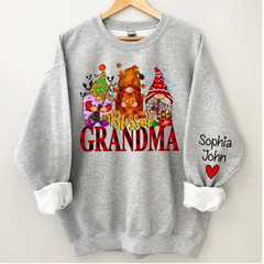 Lofaris Blessed Grandma Hallothankmas Personalized CTH01 Sweatshirt