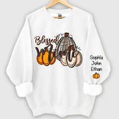 Lofaris Blessed Mimi Fall Pumpkin Patch Custom Sweatshirt