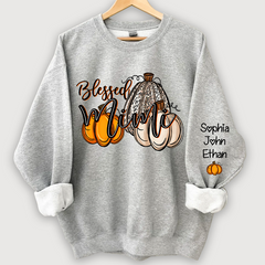 Lofaris Blessed Mimi Fall Pumpkin Patch Custom Sweatshirt