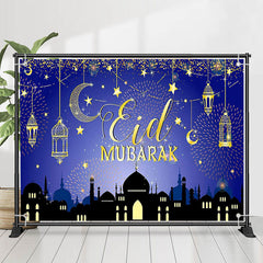 Lofaris Blessed Moon Celcebration Sparks Eid Mubarak Backdrop