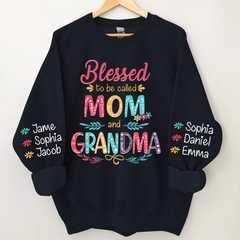 Lofaris Blessed To Be Called Mom And Grandma CTH01 Sweatshirt