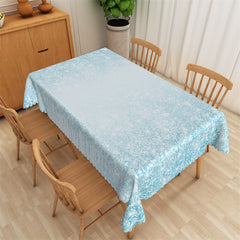 Lofaris Blue Glitter Gorgeous Pattern Rectangle Tablecloth