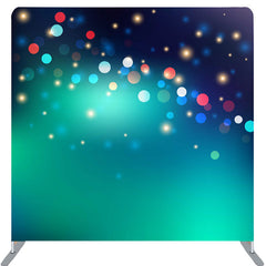 Lofaris Blue Green Gradient Neon Bokeh Backdrop For Party