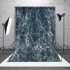 Lofaris Blue Green Marble Crack Texture Photo Booth Backdrop