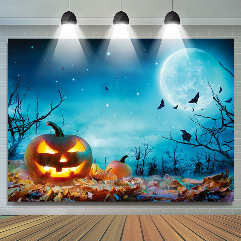 The Holiday Aisle Halloween Decor Haunted House in Yellow Shower Curtain + Hooks