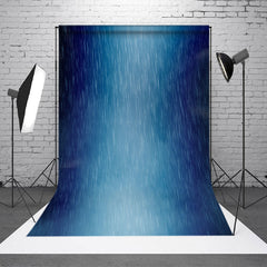 Lofaris Blue Pouring Rain Peace Scene Photography Backdrop