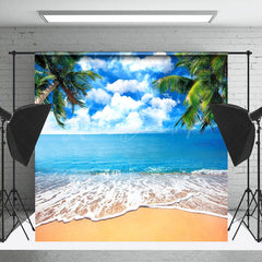 Lofaris Blue Sky Beach Holiday Summer Photoshoot Backdrop