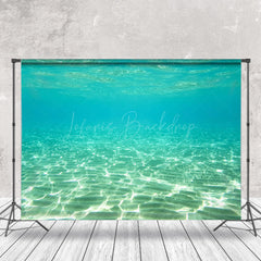 Lofaris Blue Undersea Sandy Seabed Natural Scenery Backdrop