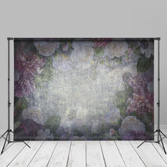 Lofaris Blurred Purple Floral Fine Art Maternity Backdrop