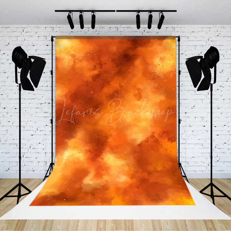 Lofaris Blurry Flame Color Abstract Textured Photo Backdrop