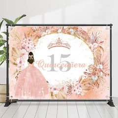 Lofaris Bohemia Flowers Quinceanera 15th Birthday Backdrop