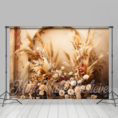 Lofaris Boho Floral Elegant Plants Photo Shoot Backdrop