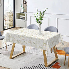 Lofaris Boho Grass Floral Rectangle Tablecloth for Decor