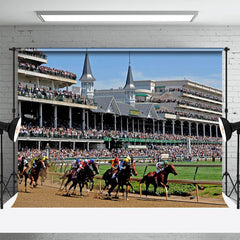 Lofaris Boisterous Racecourse Sky Kentucky Derby Backdrops