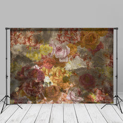 Lofaris Bouquet Vintage Oil Painting Fine Art Photo Backdrop