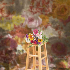 Lofaris Bouquet Vintage Oil Painting Fine Art Photo Backdrop