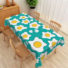 Lofaris Breaking Egg Yolk Pattern Home Kitchen Tablecloth