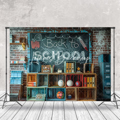 Lofaris Brick Blackboard Back To School Cake Smash Backdrop