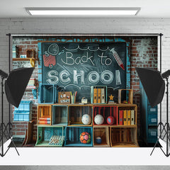 Lofaris Brick Blackboard Back To School Cake Smash Backdrop