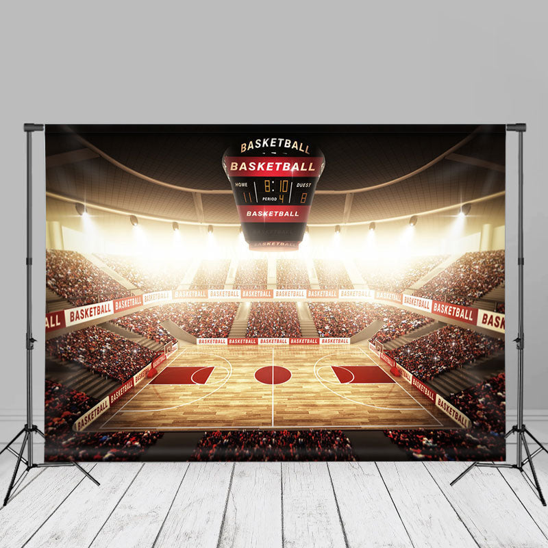 Lofaris Bright Basketball Court Spectator Sport Photo Backdrop