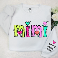 Lofaris Personalized Mimi Sweatshirt Custom Est With Kids Grandma