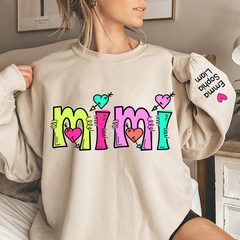 Lofaris Personalized Mimi Sweatshirt Custom Est With Kids Grandma