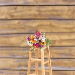 Lofaris Brown Faded Wood Texture Backdrop For Photography