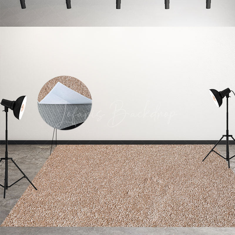 Lofaris Brown Frosted Sandy Beach Texture Floor Backdrop