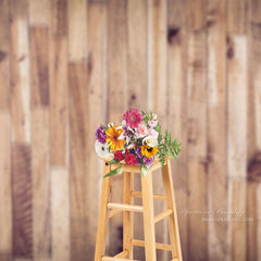 Lofaris Brown Timber Abstract Wall Photo Studio Backdrop