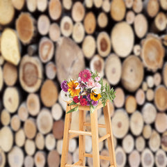 Lofaris Brown Tree Trunks Wood Backdrop For Photography