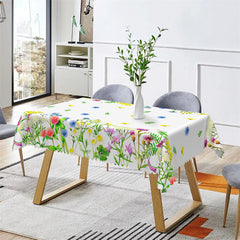 Lofaris Bucolic Flowers Dining Room Rectangle Tablecloth