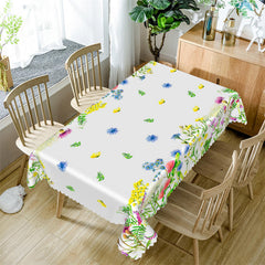 Lofaris Bucolic Flowers Dining Room Rectangle Tablecloth