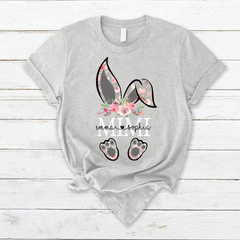 Lofaris Bunny Flower MiMi And Kids Easter Day T-Shirt