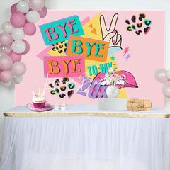 Lofaris Bye To My 20S Lips Hiphop Birthday Backdrop