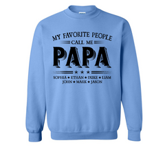 Lofaris Call Me Papa Kids Fathers Birthday Gift Sweatshirt