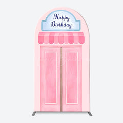 Lofaris Candy Land Shop Girls Birthday Party Arch Backdrop