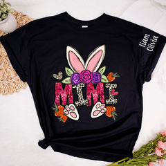 Lofaris Carrot Flower Easter bunny Mimi And Kids T-Shirt