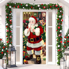 Lofaris Cartoon Santa Claus Gift Bag Christmas Door Cover