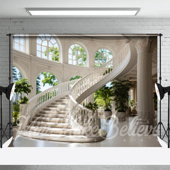 Lofaris Cascading Majestic Staircase Architecture Backdrop