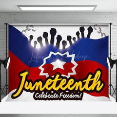 Lofaris Celebrate Freedom Happy Juneteenth Party Backdrop