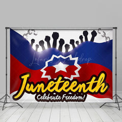 Lofaris Celebrate Freedom Happy Juneteenth Party Backdrop