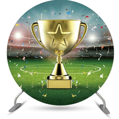 Lofaris Champion Cup Ribbon Football Stadium Circle Backdrop