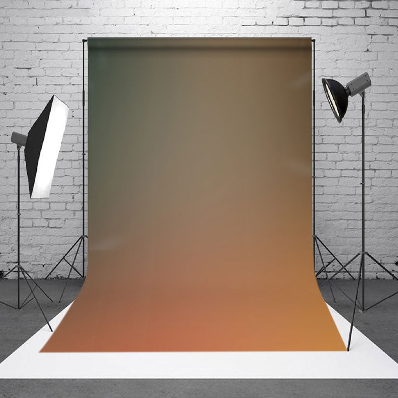 Lofaris Channel Theme Greeny Orange Photo Booth Backdrop