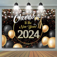 Lofaris Cheers To The New Year 2023 Balloon Holiday Backdrop