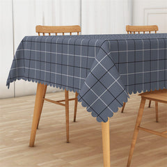 Lofaris Chic Gary Pin Lines Gingham Home Kitchen Tablecloth